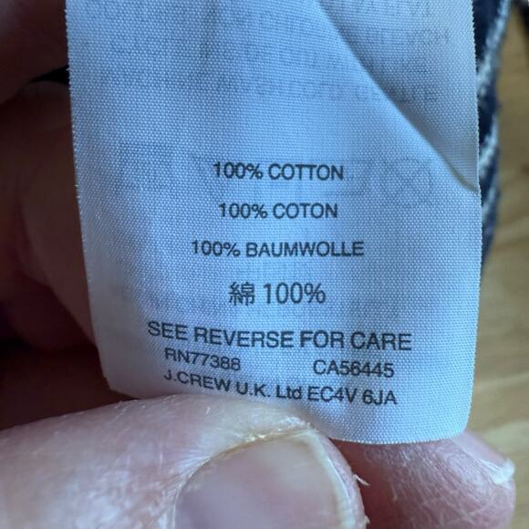 J Crew Pullover Cotton Sweater Men's M Striped Coastal Preppy Fishingcore L/S - Picture 4 of 9